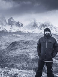 Mital Patel in Patagonia